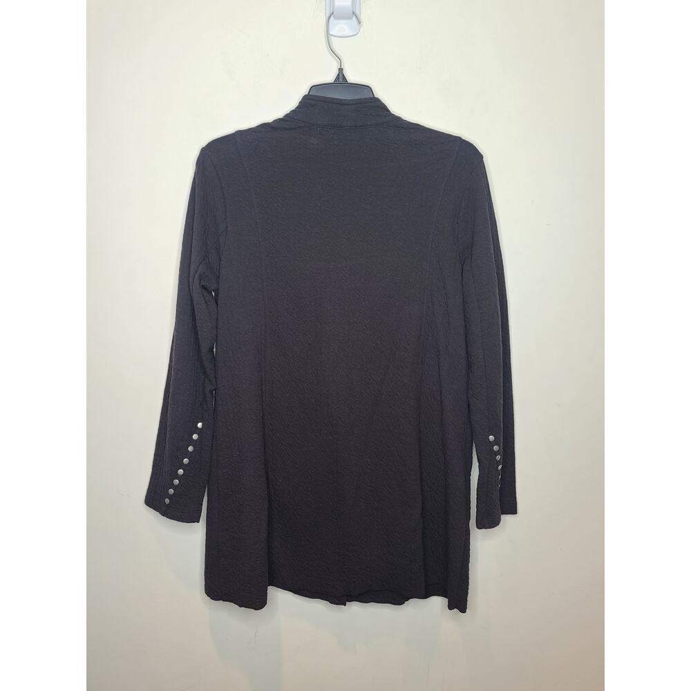 Soft surroundings black single button jacket - sm… - image 3